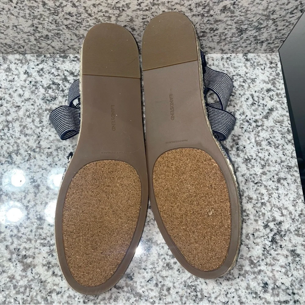 Lands End espadrilles